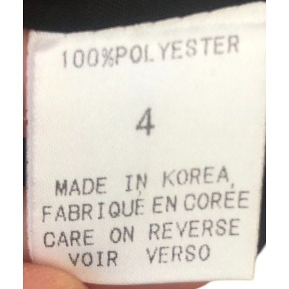 Tahari Black Sexy Illusion Long Sleeve Midi Cocktail Holiday Party Dress Sz 4 - Picture 12 of 16